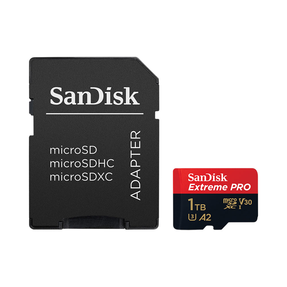 Memoria Micro SD Sandisk Extreme PRO 200/140MB/S 1TB com Adaptador