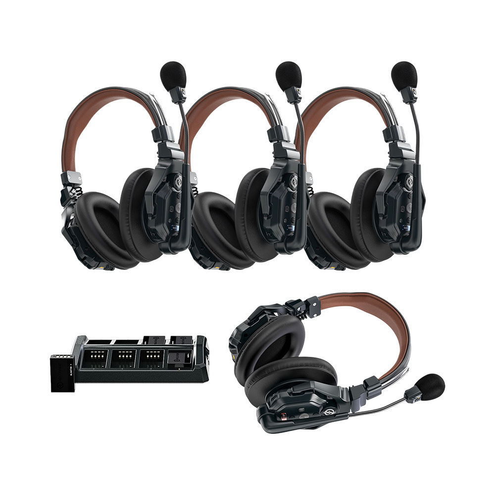 Sistema de Intercomunicação Sem Fio Hollyland Solidcom C1 PRO 4 Unidades