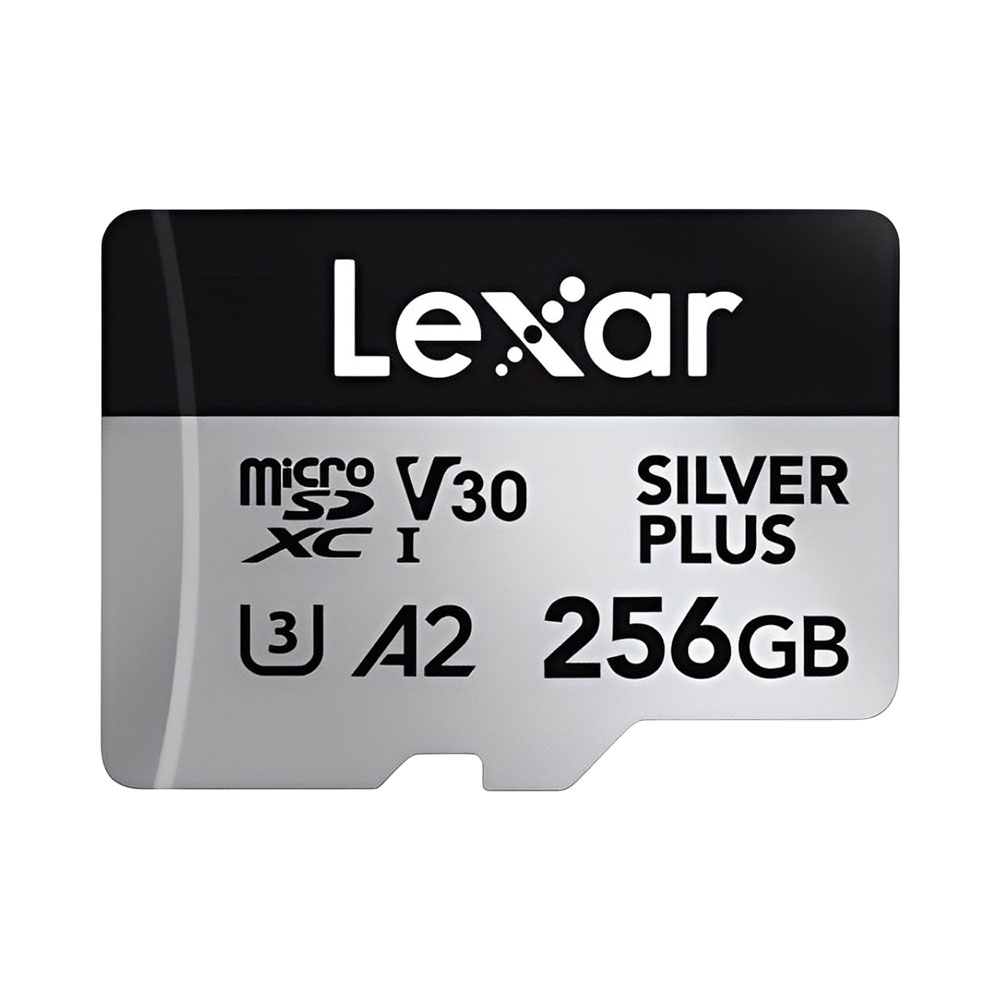 Memoria Micro SD Lexar Profesional Silver Plus 205/150 Mb/s Uhs-i C10 256 GB