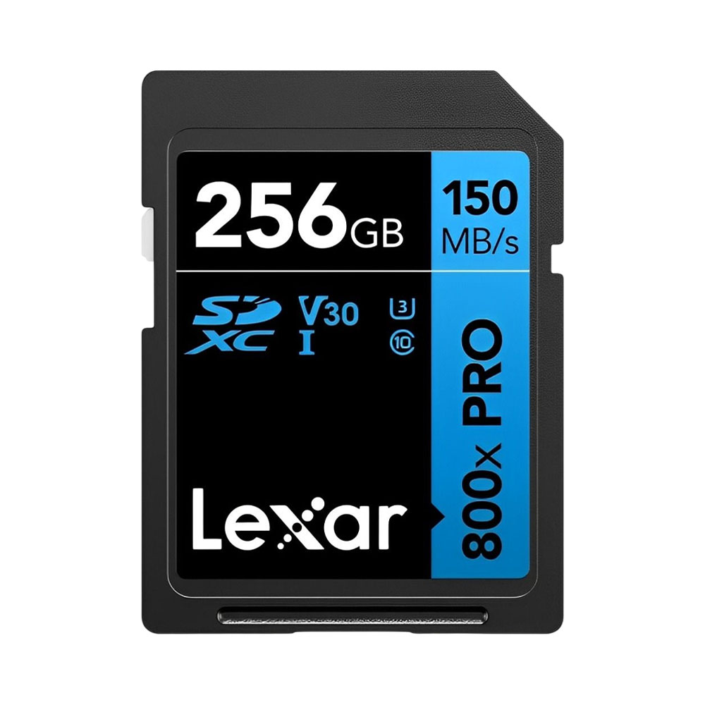 Memória SD Lexar 800X PRO Blue 150 Mb/s C10 256 GB