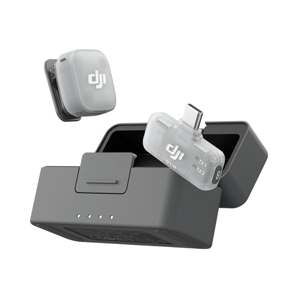 Microfone Sem Fio Dji Mic Mini 2 (1TX+1RX) Estojo de Carregamento