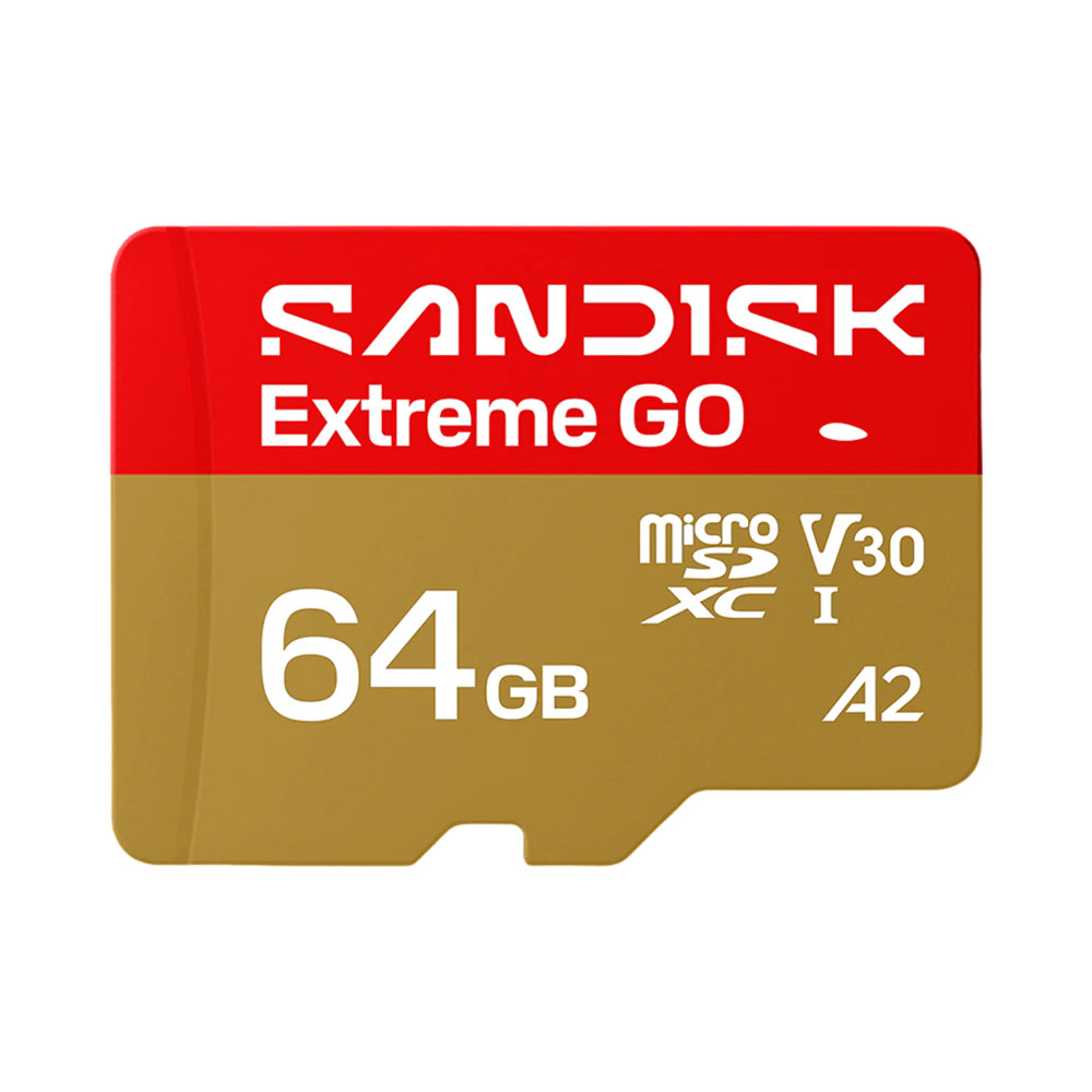 Cartão de Memória Microsd Sandisk Extreme GO 64GB 80-170MB/S