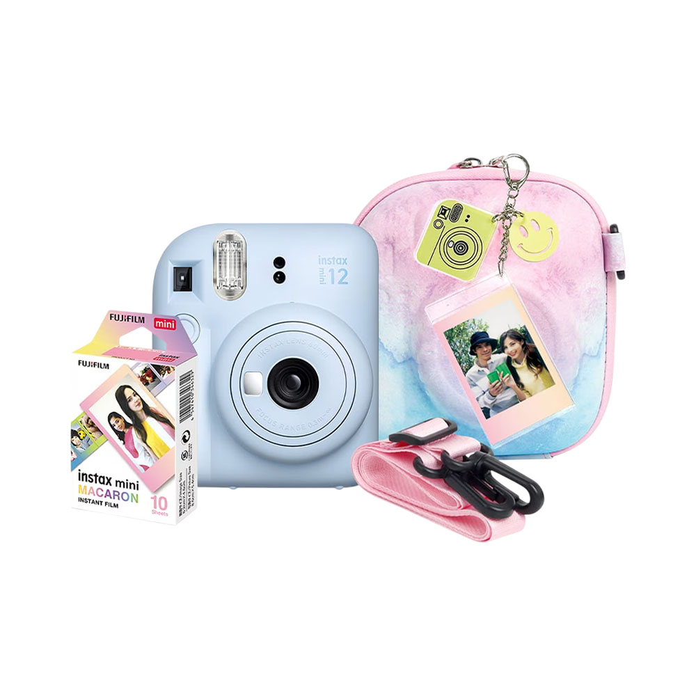 Kit Câmera Instantânea Fuji Instax Mini 12 Blue