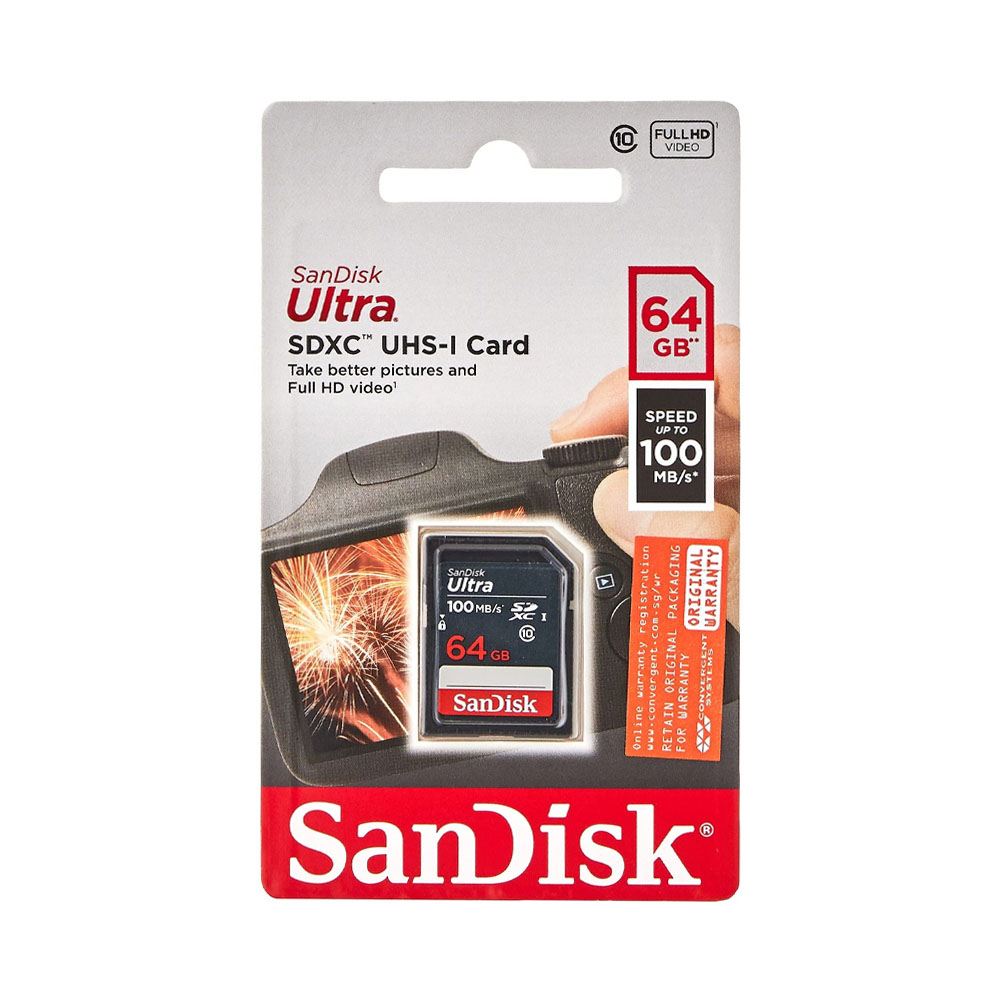 Memoria Micro SD Sandisk Ultra 100 Mb/s 64GB