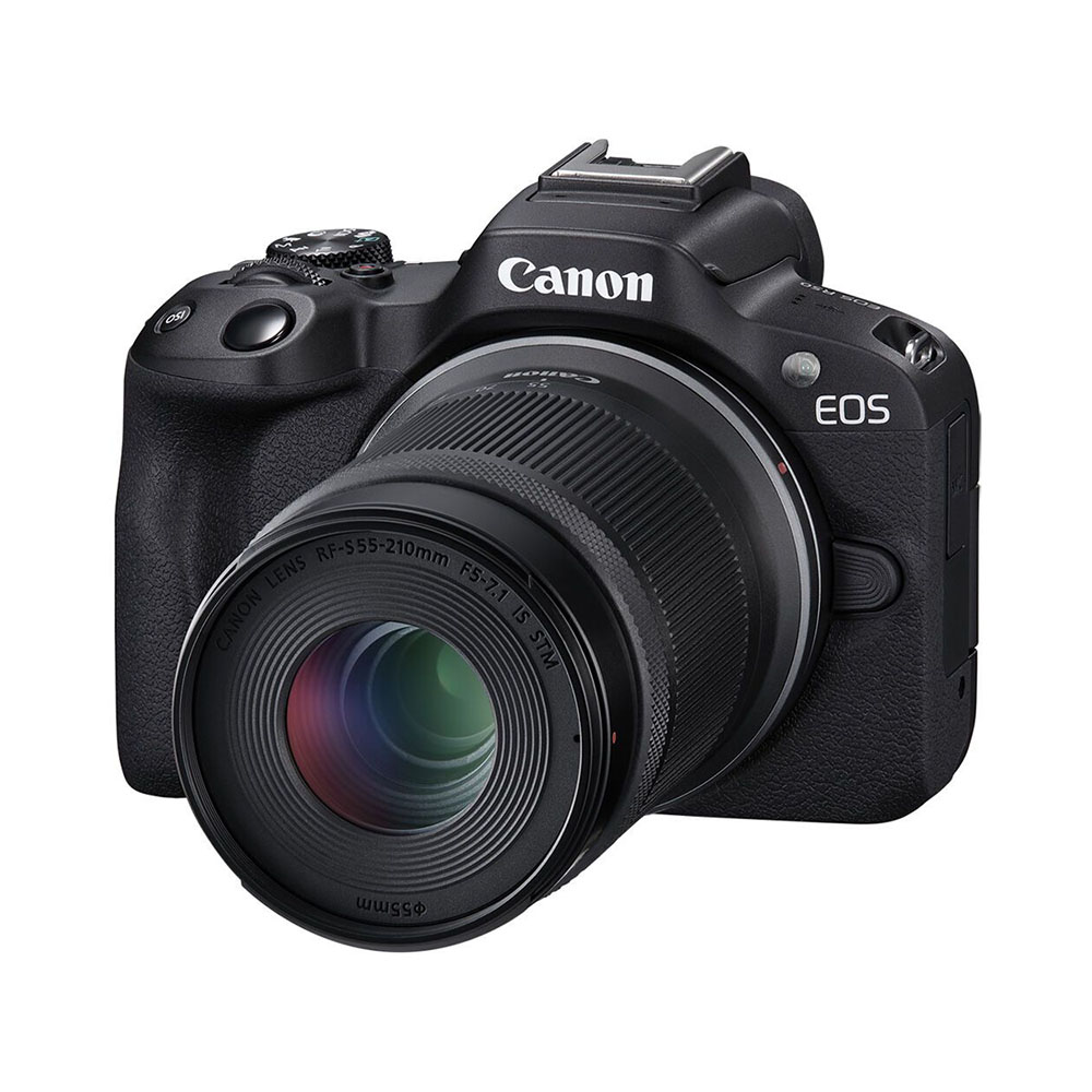 Kit Camera Canon Eos R50 18-45MMF/4.5-6.3 + Lente 55-210MM F/5-7.1 IS Stm