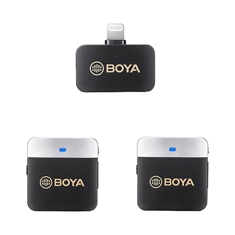 Microfone Duplo Sem Fio Boya BY-M1V6 Lightning