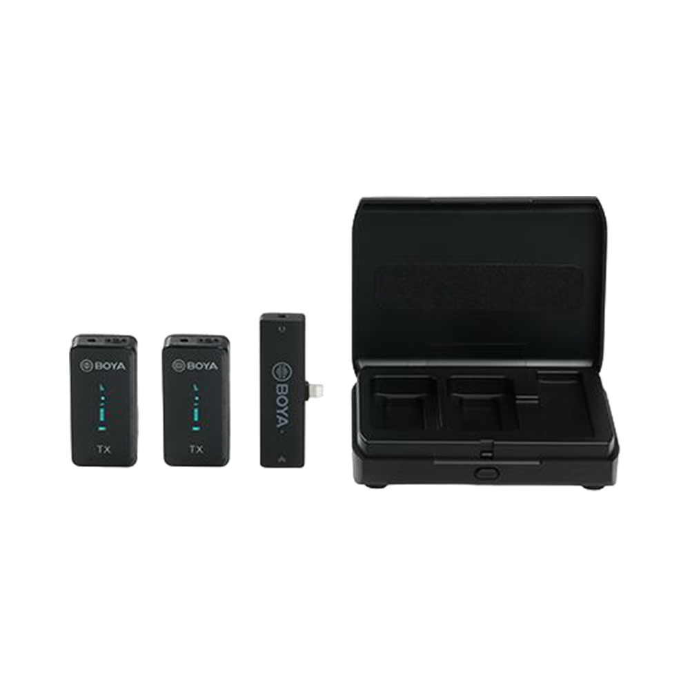 Microfone Duplo Sem Fio Boya BY-XM6-K4 Lightning