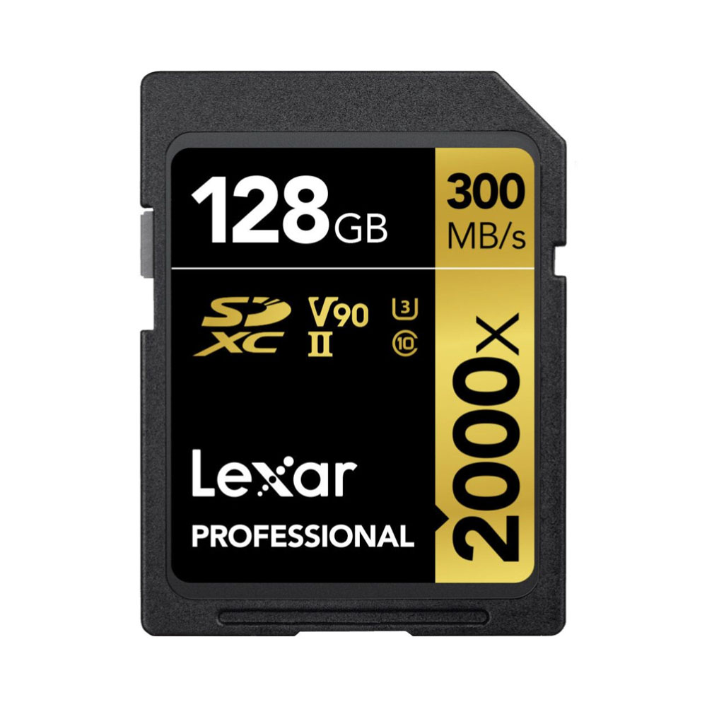Memória Lexar SD 128 GB 300-260 MB Gold Series