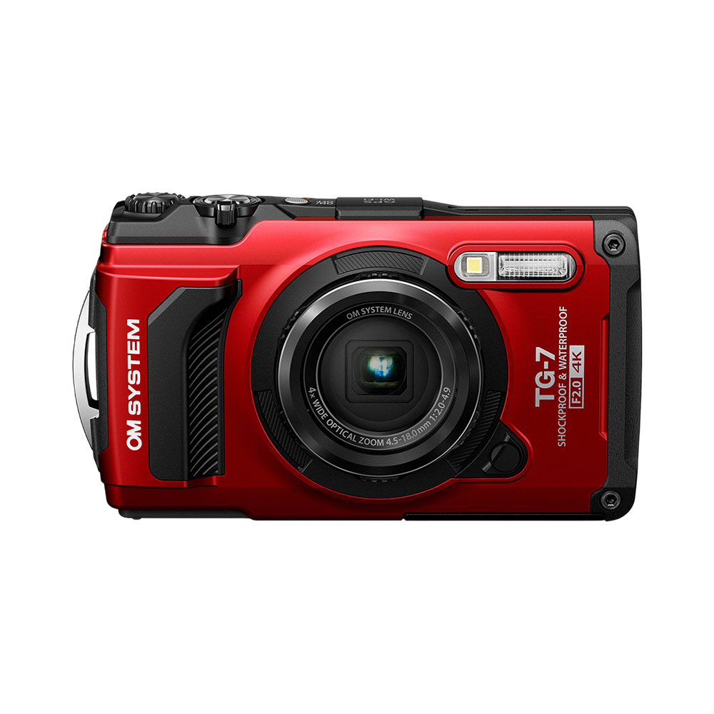Câmera Digital Olympus OM System Tough TG-7 Red