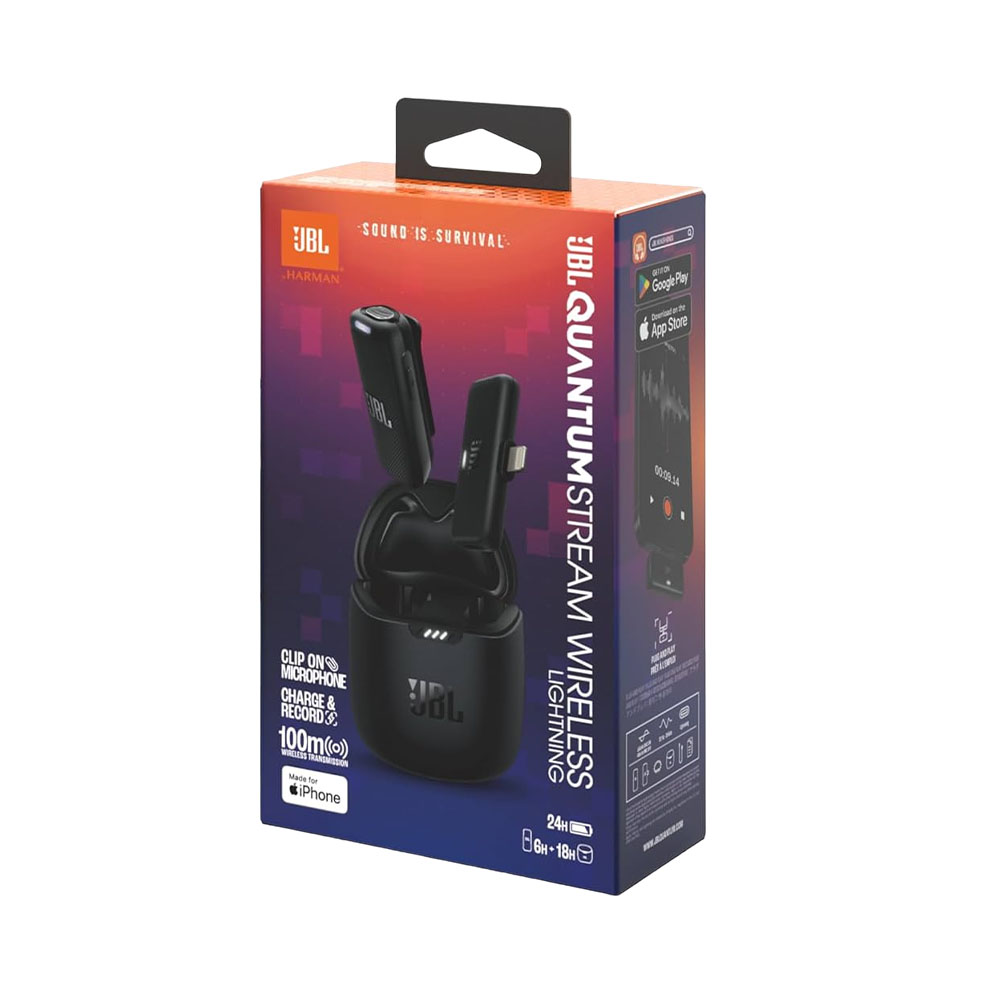 Microfone Sem Fio Jbl Quantum Stream Wireless Usb-c Black