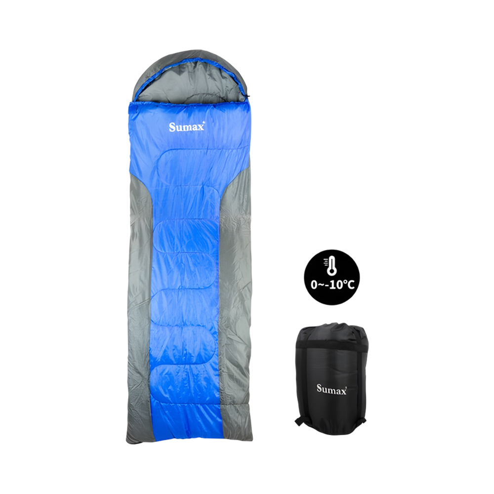 Saco de Dormir Sumax SACO-6 75X220CM Azul/cinza