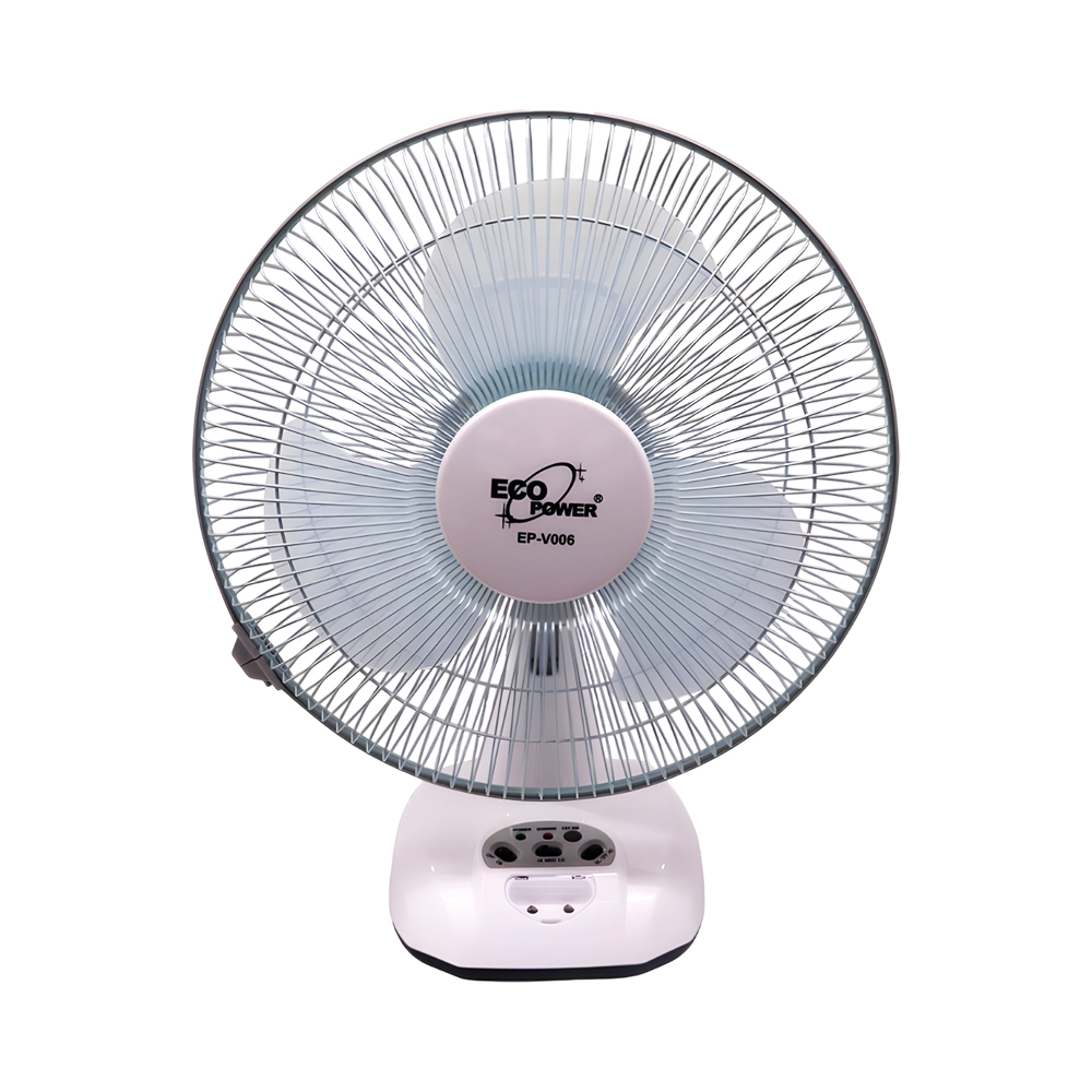 Ventilador Recarregável Ecopower EP-V006 24W 6V 30,4CM Bivolt Blanco
