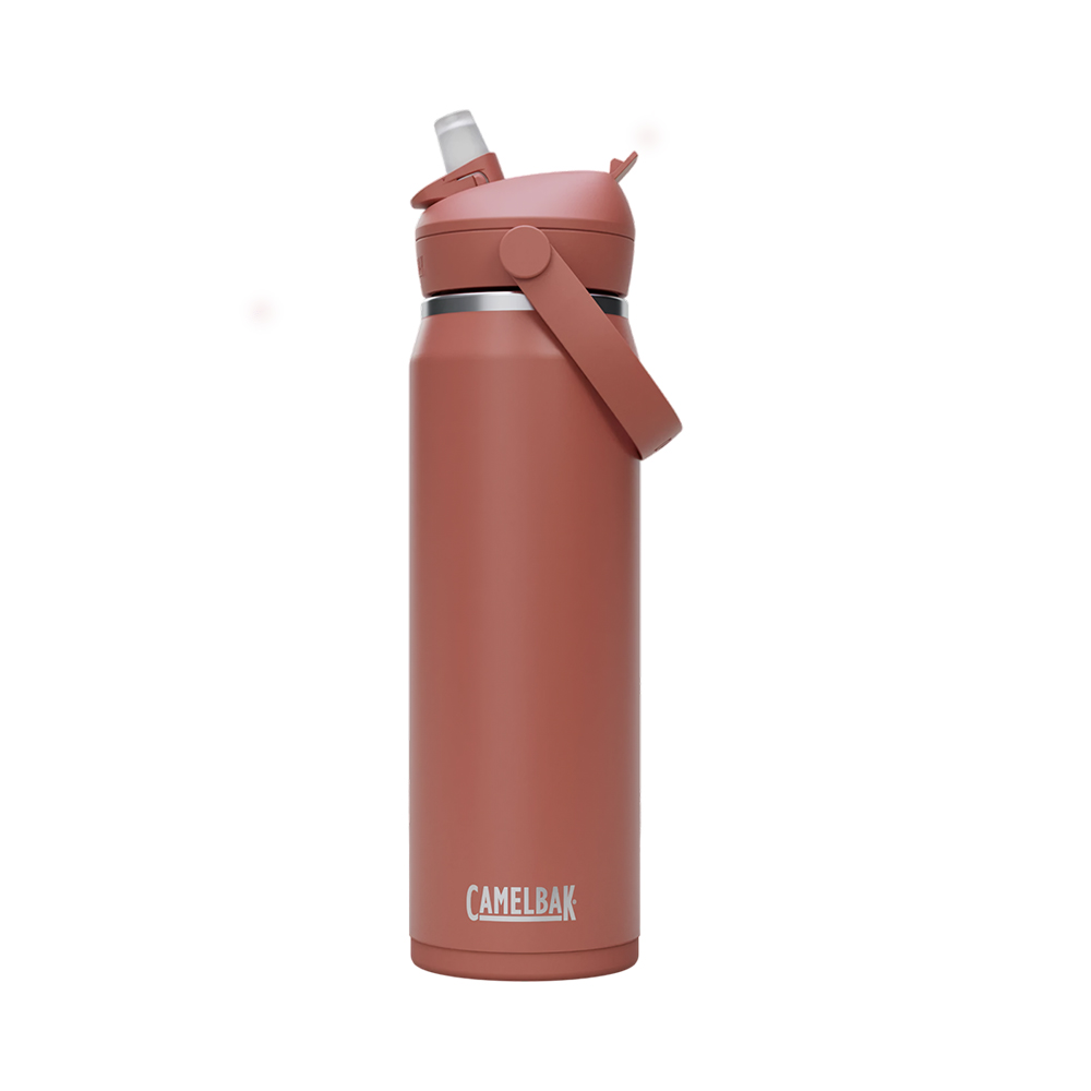 Garrafa Térmica Camelbak Thrive Flip Straw 740ML Sierra Red