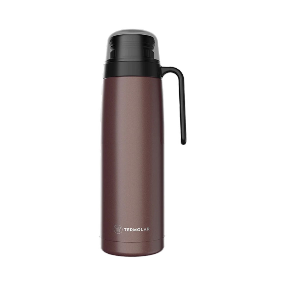 Garrafa Térmica Termolar em Aço Inoxidável, 1L Marrom