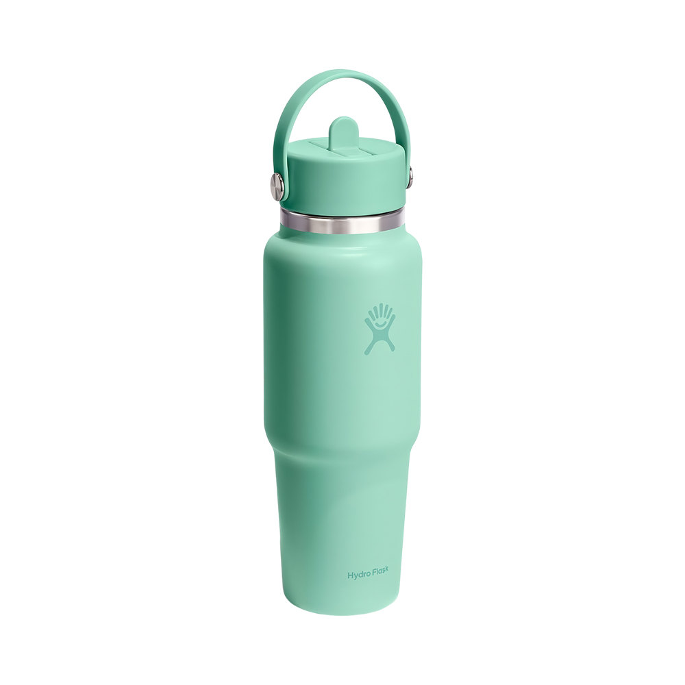 Garrafa Térmica Hydro Flask Flex Straw Travel 709ML Mermaid Green
