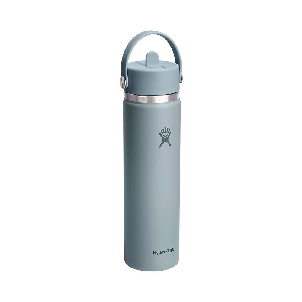Garrafa Térmica Hydro Flask Wide Flex Straw Cap 709ML Shale Gray