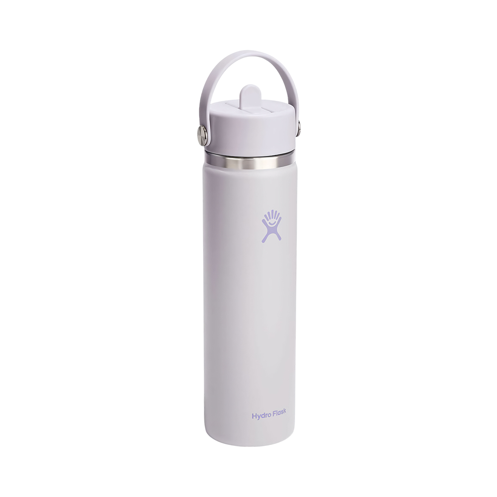 Garrafa Térmica Hydro Flask Wide Flex Straw Cap 709ML Cloud Pink