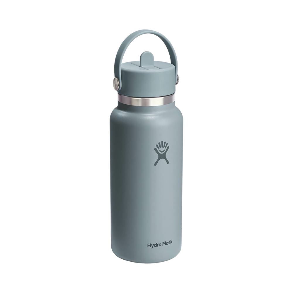 Garrafa Térmica Hydro Flask Flex Straw Cap 946ML Cinza