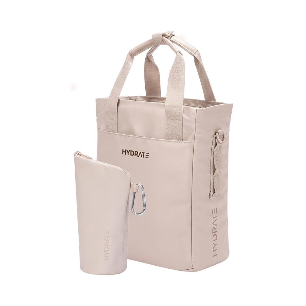 Bolsa Hydrate Square Mate GO Bege 8L