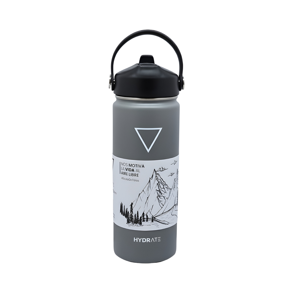 Garrafa Térmica Hydrate 500 530ML Cinza