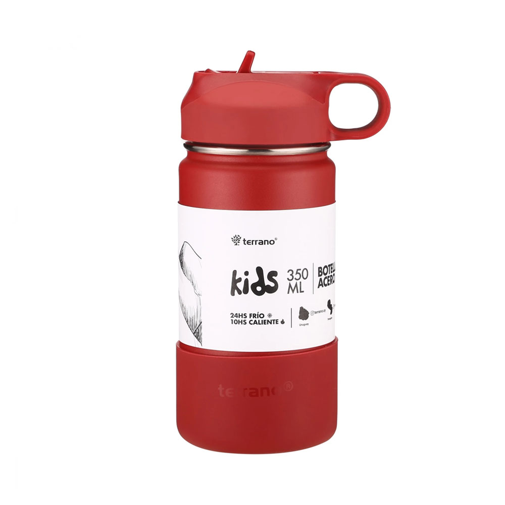Garrafa Térmica Terrano Kids 350ML Vermelho