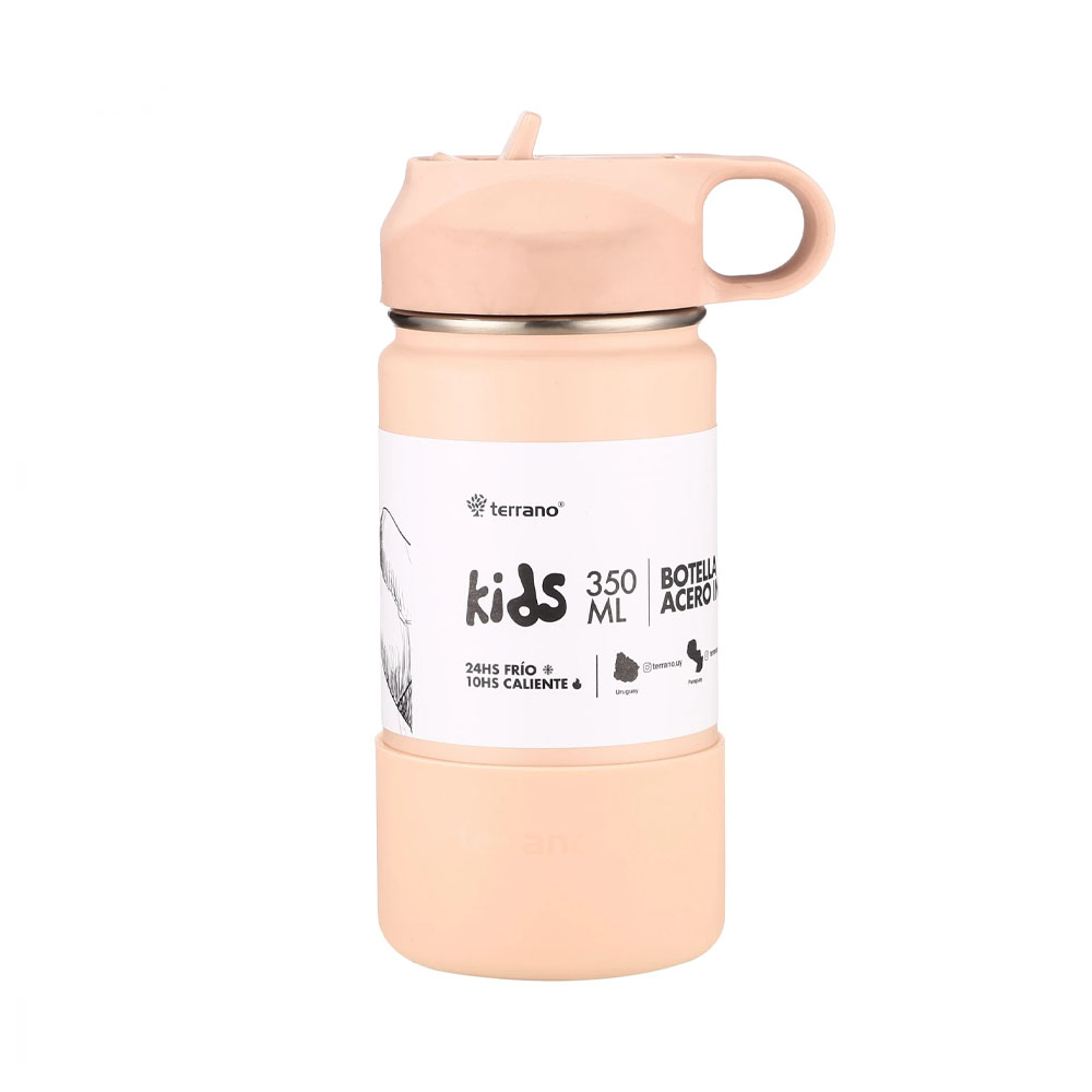 Garrafa Térmica Terrano Kids 350ML Rosa