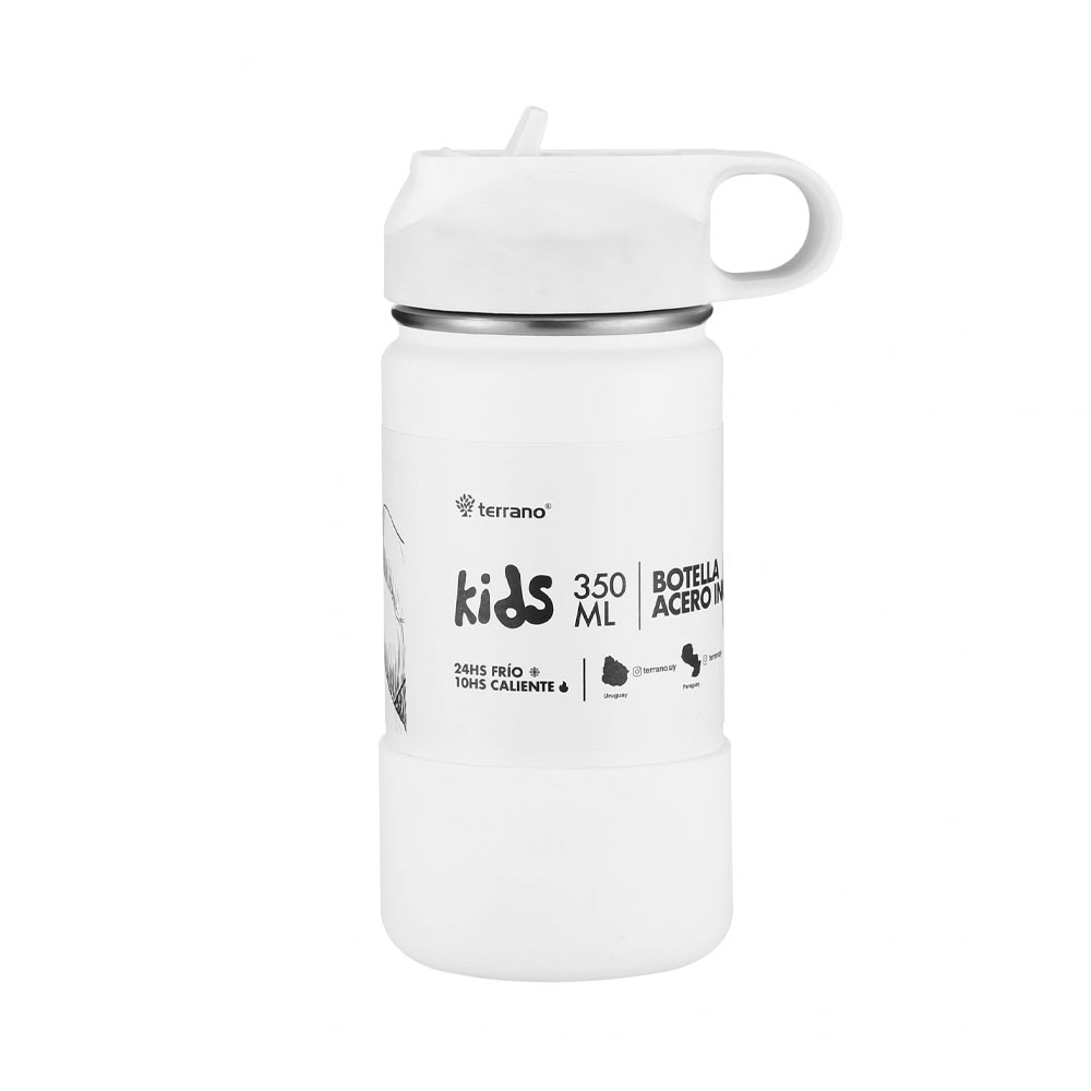 Garrafa Térmica Terrano Kids 350ML Branco