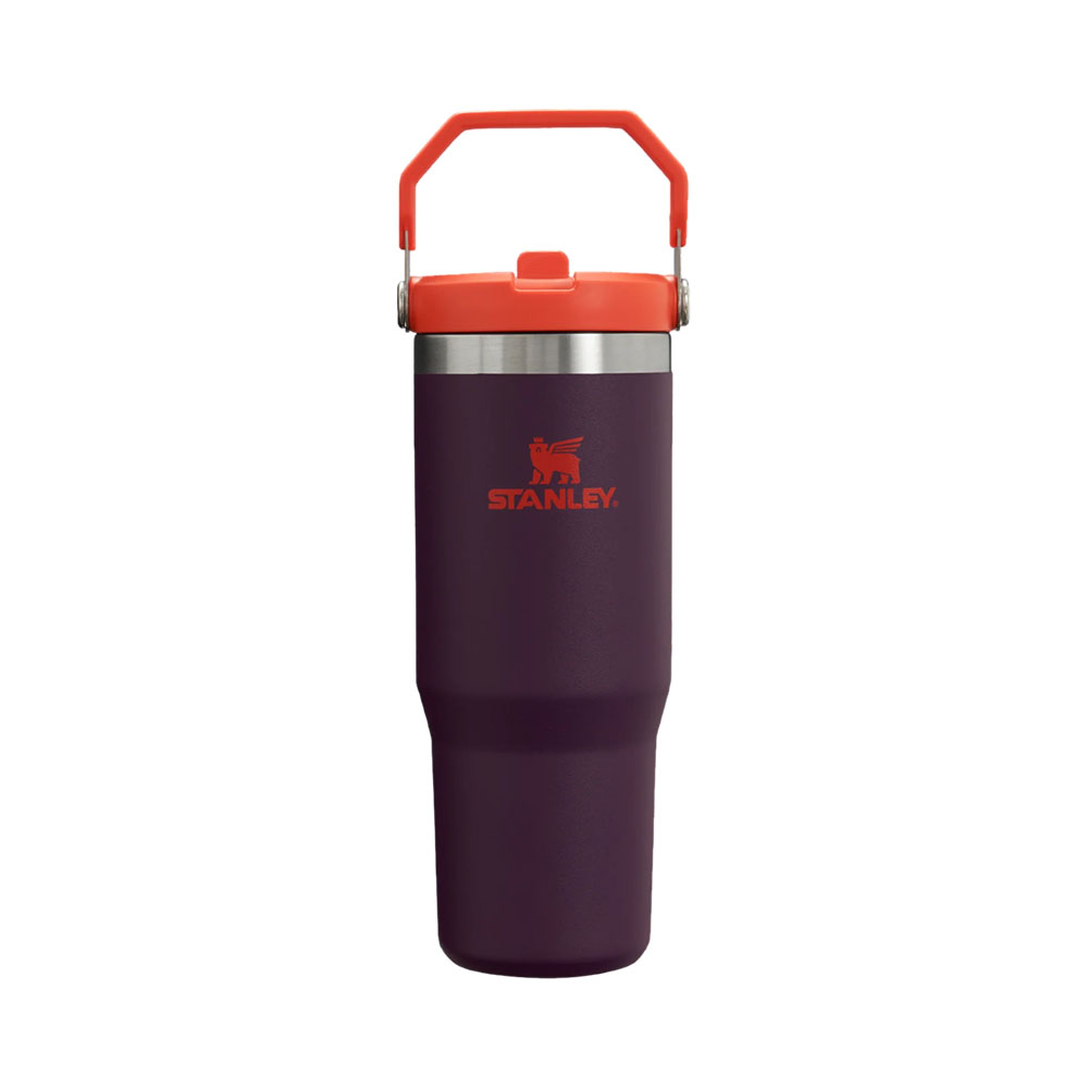 Garrafa Térmica Stanley Flip Straw Tumbler 10-09993-767 887ML Plum
