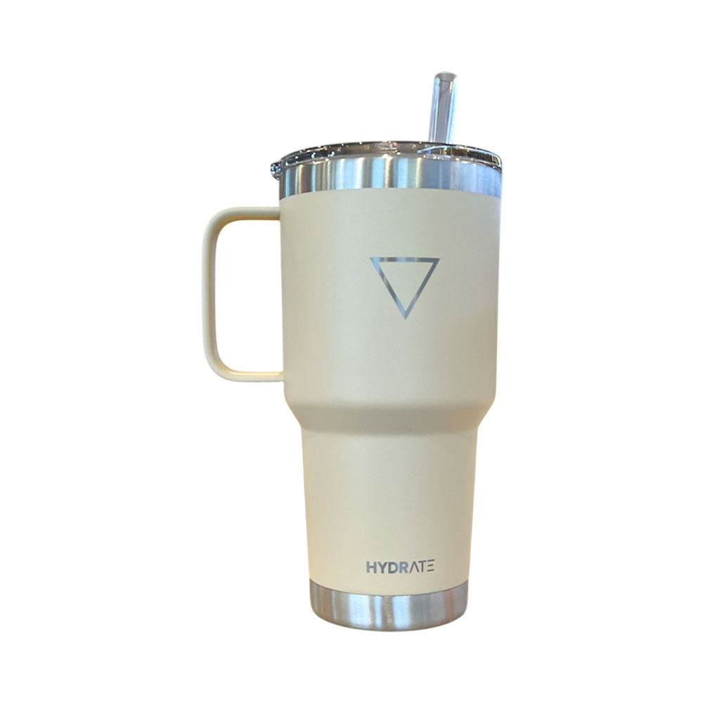 Copo Térmico Hydrate Pico Y Agarre 887ML Bege