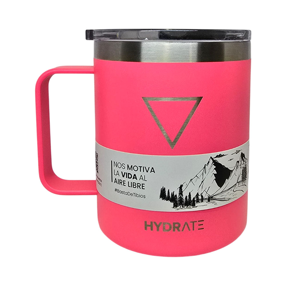 Xícara de Café Hydrate 355ML Rosa Flamenco