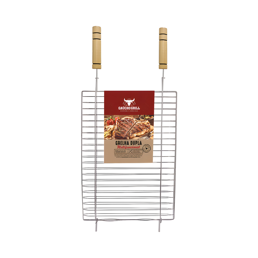 Grelha Multifuncional Duplo Grilazer Gaucho Grill 50 CM
