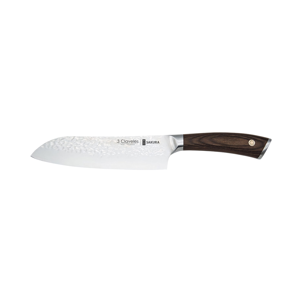 Cuchillo de Cocina 3 Claveles 1018 Sakura Santoku 17.5CM