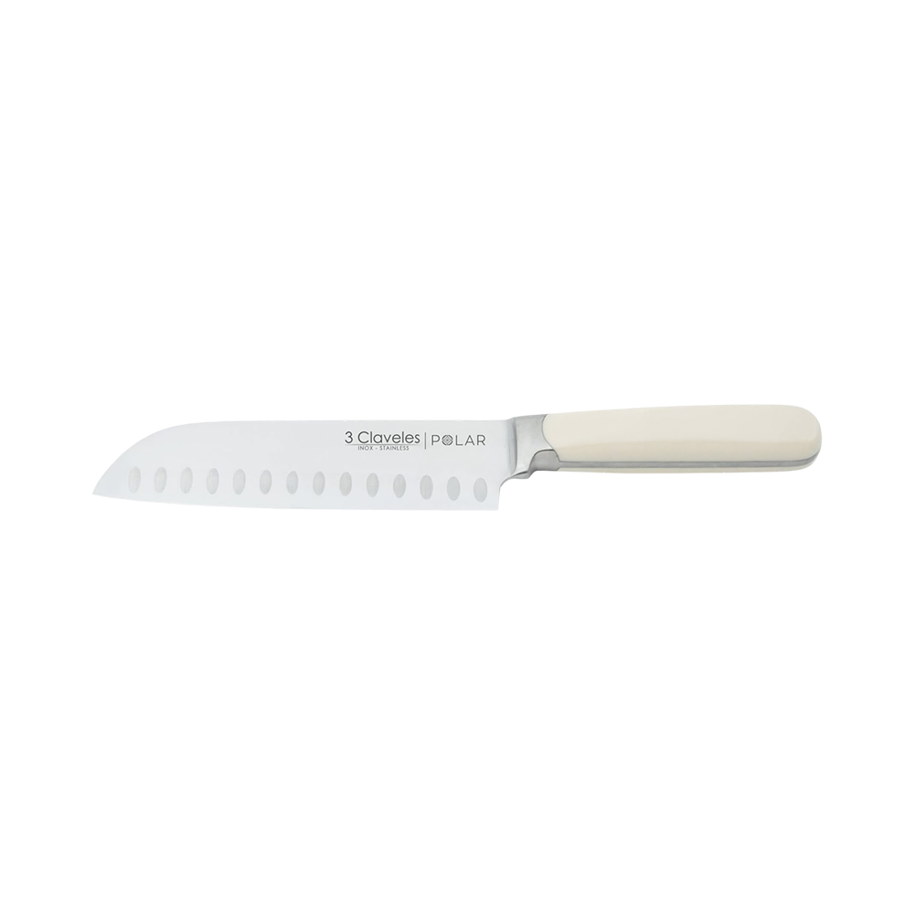 Cuchillo de Cocina 3 Claveles 1072 Santoku Polar 17.5CM
