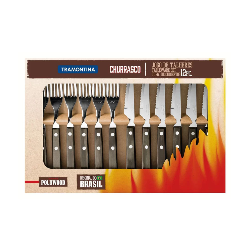 Conjunto de Talheres Tramontina T21199W 909 12 Peças