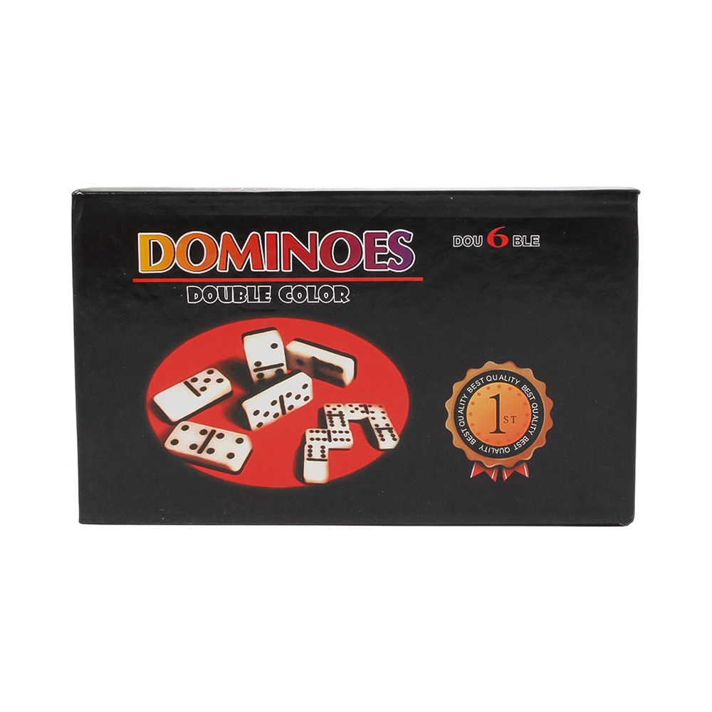 Jogo de Mesa Milan BD5224 Dominó Double 6 Color Dot