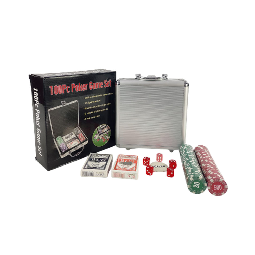 Conjunto Mala de Poker 100 Peças