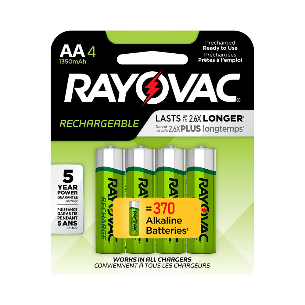 Bateria Recarregável Rayovac LD715-40P AA4 1350MAH