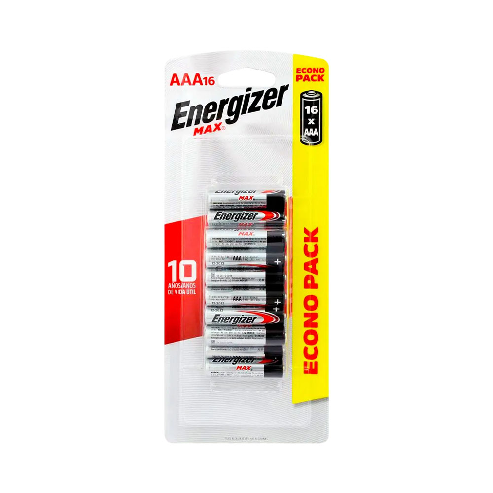Pila Energizer Aaa 16 Unidades