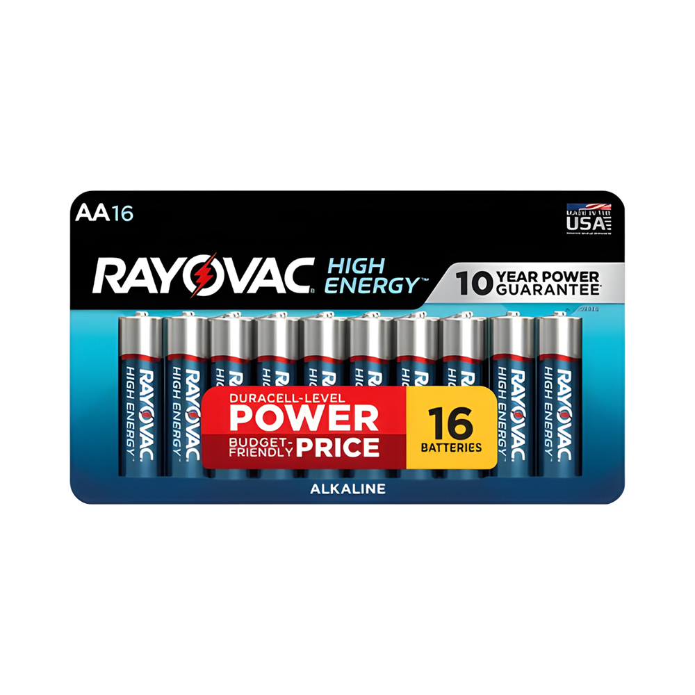 Pilha R Alcalina Rayovac AA 16 Unidades