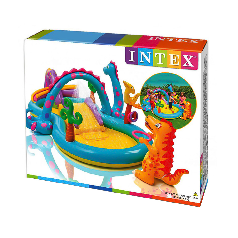 Centro de Juegos Intex 57135NP Dinoland 3.33X2.29X1.12 para Niños