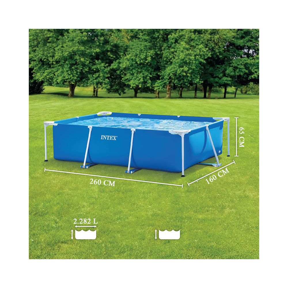 Piscina Desmontável Intex 28271 Small Frame 2,282 L Azul Claro