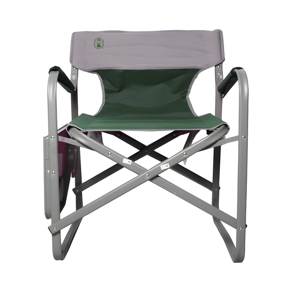 Cadeira Dobrável com Mesa Coleman 2000032011 Outpost Elite Deck Chair Verde/cinza