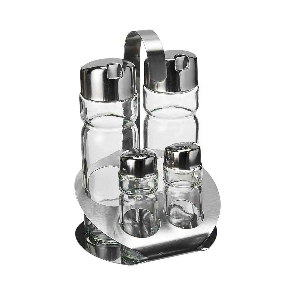 Conjunto de Condimentos Luxor LX-701046 5 Peças Prata