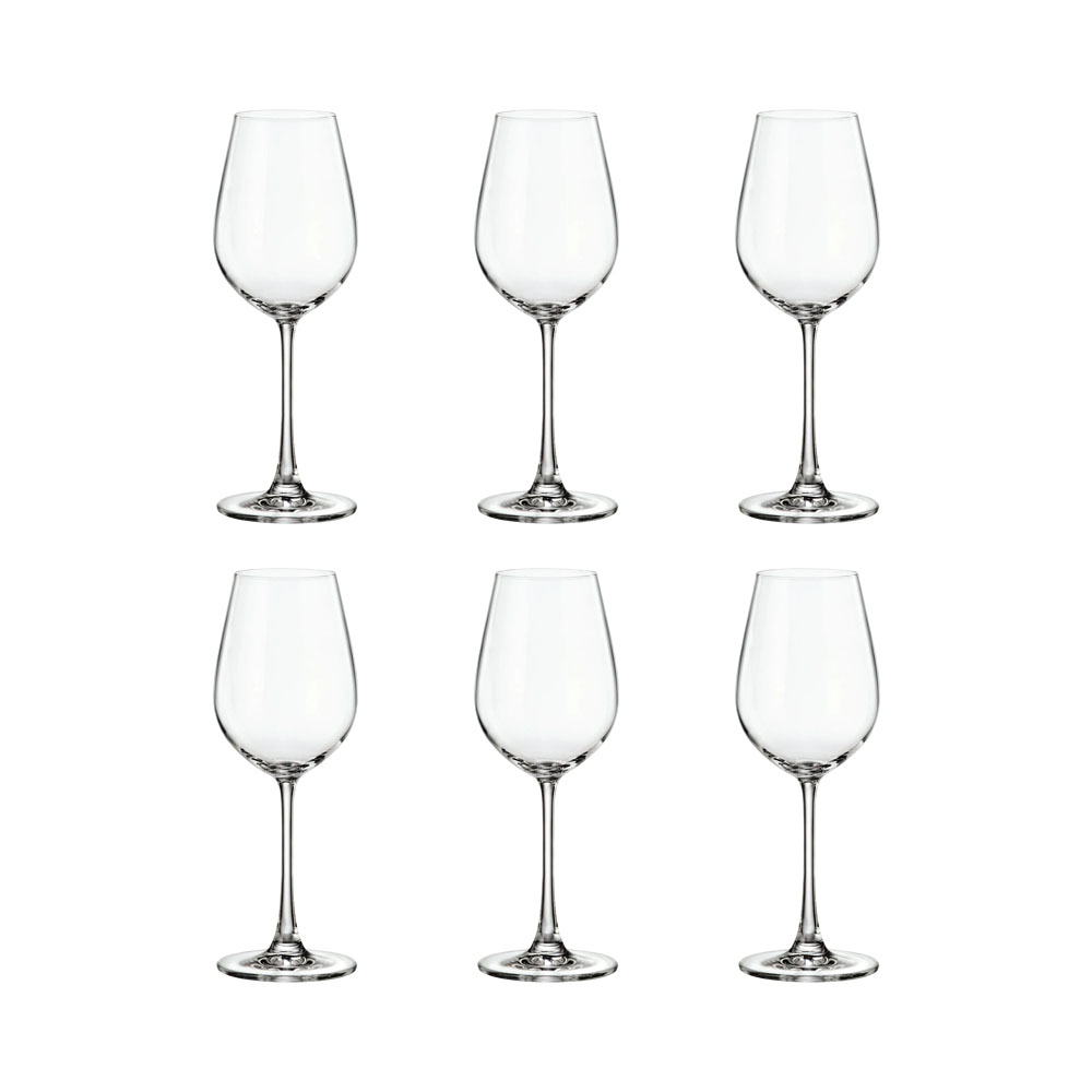 Conjunto de Taças para Vinho Bohemia Verona 400ML 6 Peças