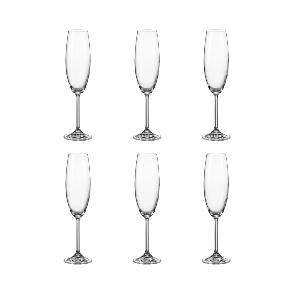 Conjunto de Taças para Champanhe Bohemia Gastro 230ML 6 Peças