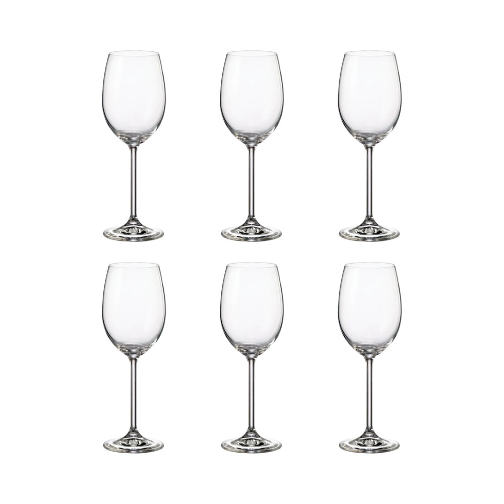 Conjunto de Taças para Vinho Bohemia Natalia Máxima 350ML 6 Peças