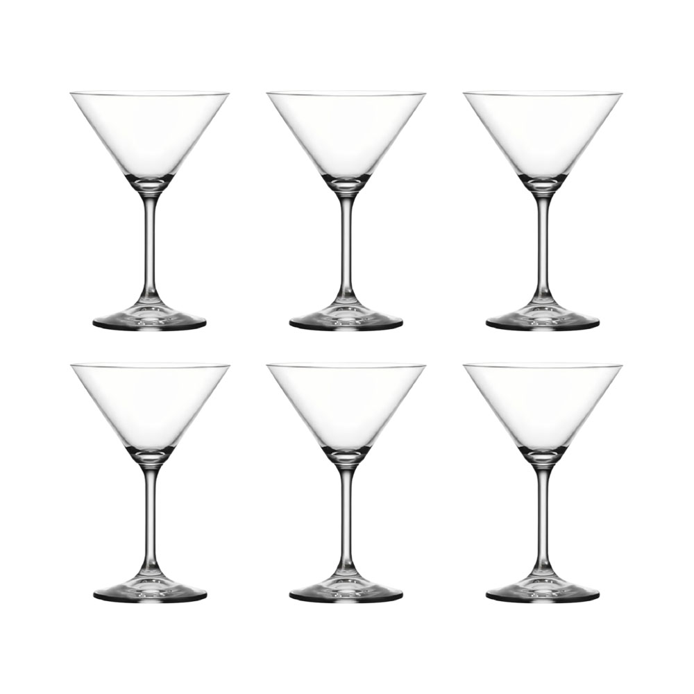 Conjunto de Taças para Martini Bohemia Lara 210ML 6 Peças
