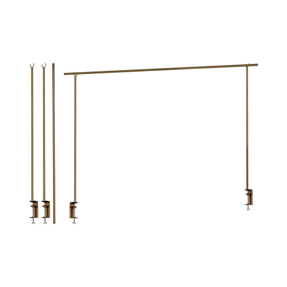 Barra Decorativa para Mesa Kpm 027659 135/250 CM Dourado