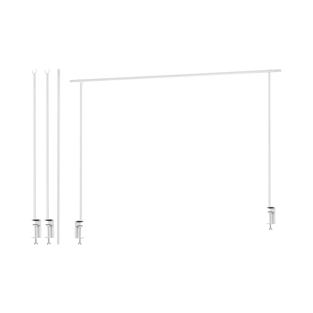 Barra Decorativa para Mesa Kpm 039824 135/250 CM Branco