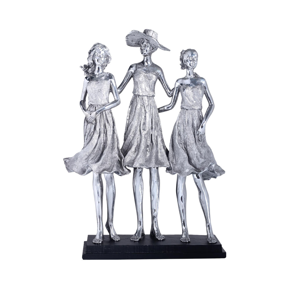 Figura Decorativa Concepts 438-7012715 43 CM Prata